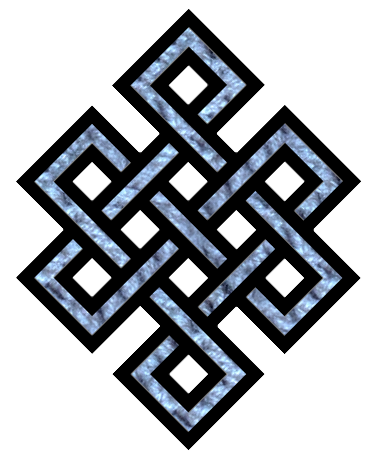 By en:User:Rickjpelleg, first uploaded to en.wikipedia on 20:13, 28 October 2005 - en:Image:EndlessKnot03d.png , Created by en:User:Rickjpelleg in Paint Shop Pro 7 for the "Endless Knot"     articles (to replace the simpler drawing EndlessKnot.png), Public Domain, https://commons.wikimedia.org/w/index.php?curid=1439673
